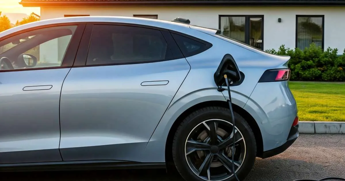 Elektroauto wird geladen